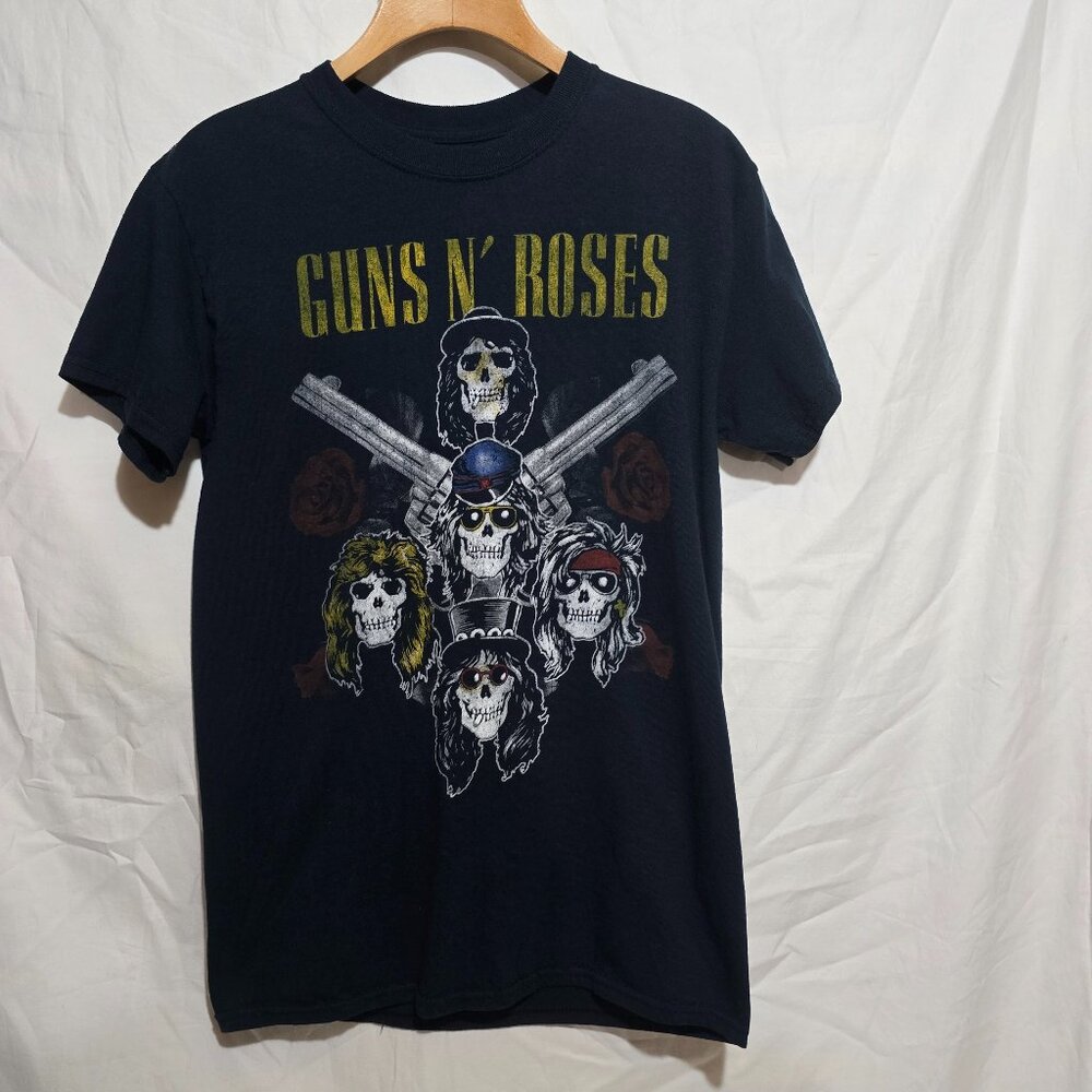 Official 2016 Guns N' Roses Not in this Lifetime Tour SS Crewneck Black Sz S*